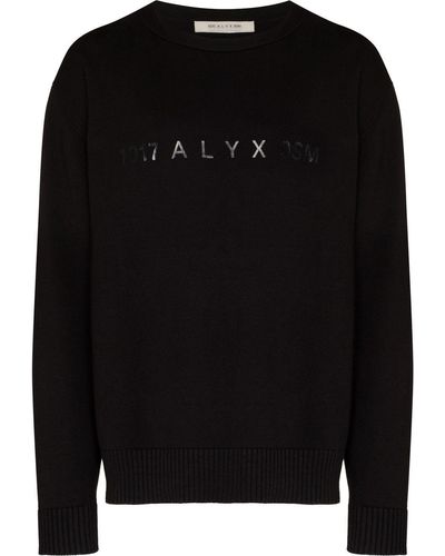 1017 ALYX 9SM Sweater Met Logoprint - Zwart