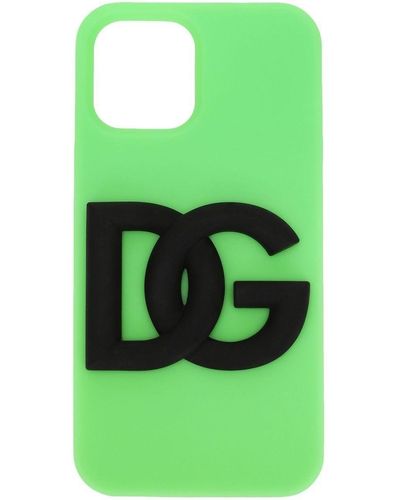 Dolce & Gabbana Dg Millenials Logo Iphone 13 Pro Case - Green