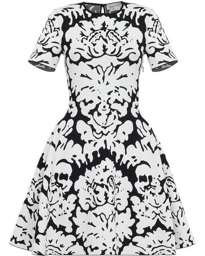 Alexander McQueen Mini-jurk Met Jacquard - Meerkleurig