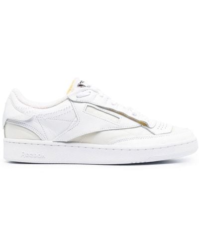Maison Margiela X Reebok Cl Memory Of Leather Sneakers - Women's - Calf Leather/rubber/fabric - White