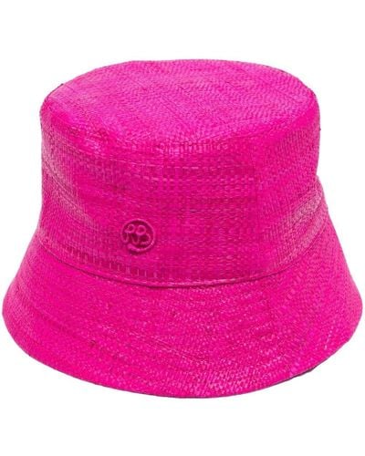 Ruslan Baginskiy Embroidered-logo Bucket Hat - Pink