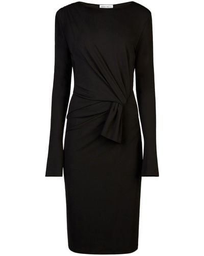Nina Ricci Vestido con detalle de lazo - Negro