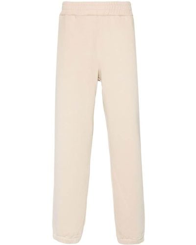 Zegna Mid-rise Cotton Track Trousers - Natural