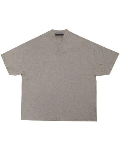 Fear Of God Logo-print Cotton T-shirt - Grey