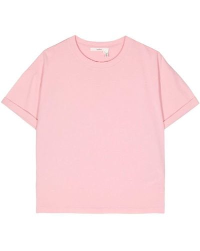 Ba&sh Rosie T-Shirt mit umgeschlagenen Ärmeln - Pink