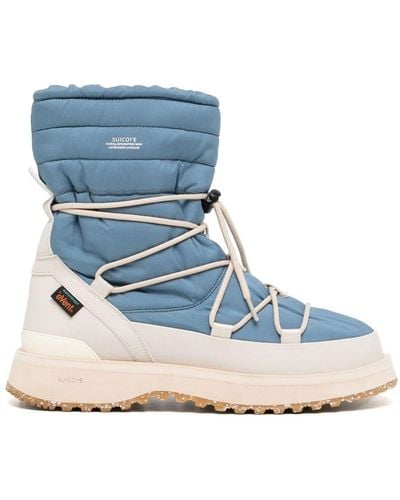 Suicoke Bower Quilted Snow Boots - Blue