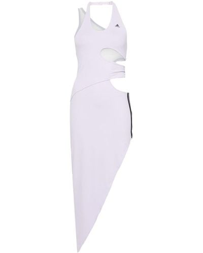adidas Asymmetrisches xRui Zhou Kleid - Weiß