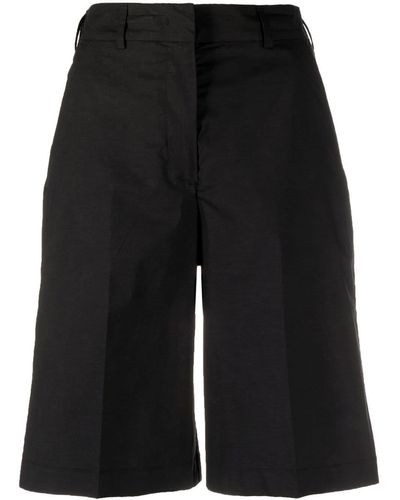 Seventy Knee-length Tailored Shorts - Black