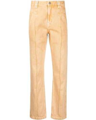 Isabel Marant Tuackom Straight-leg Jeans - Orange