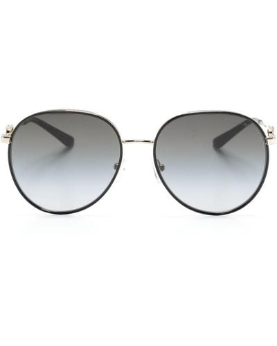Michael Kors Runde Sonnenbrille - Grau