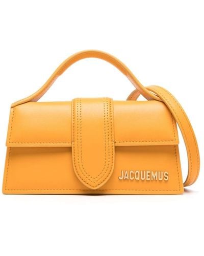 Jacquemus Sac porté épaule Le Bambino en cuir - Orange