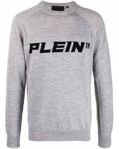 Philipp Plein Logo-print Jumper - Grey