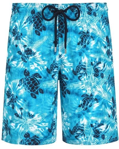 Vilebrequin Okorise Tie-dye Swim Shorts - Blue