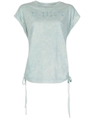 Izzue T-shirt à imprimé graphique - Bleu