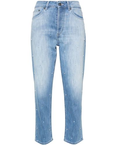 Dondup Koons Bead-embellishment Jeans - Blue
