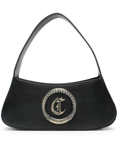 Just Cavalli Logo-plaque Tote Bag - Black