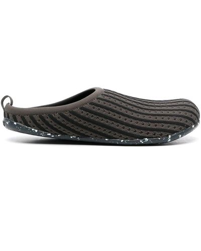 Camper Slippers Wabi de canalé - Negro