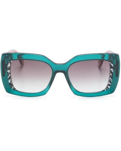 Face A Face Ashoka 2 Square-frame Sunglasses - Blue