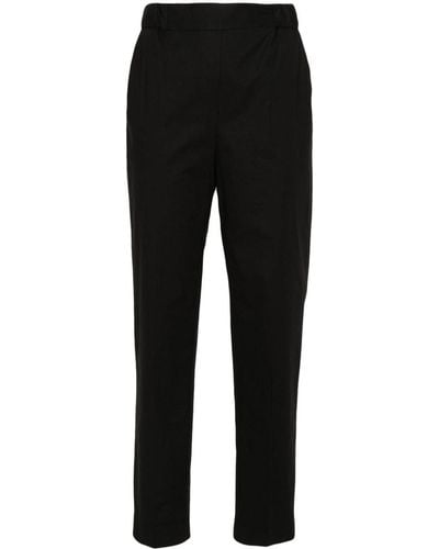Antonelli Elasticated-waistband Trousers - Black