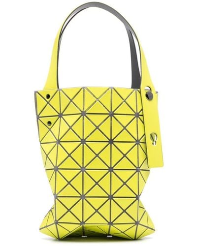 Bao Bao Issey Miyake Duo Geometric-panelled Tote Bag - Yellow