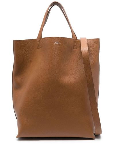 A.P.C. Cabas Maiko Small Tote in Black | Lyst