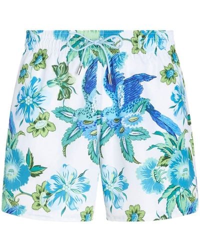 Etro Floral Swimwear - Blue