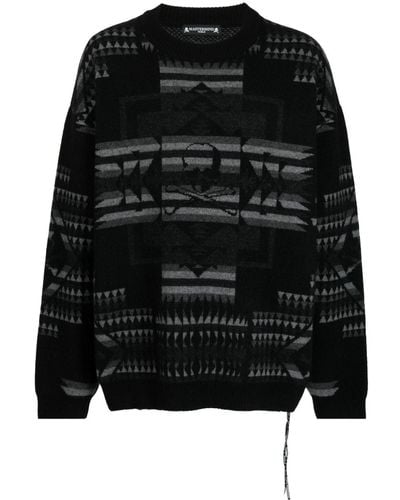 MASTERMIND WORLD Chimayo Cashmere Sweater - Black