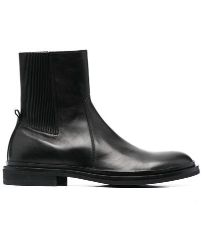 Officine Creative Round-toe Ankle Boots - Black