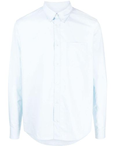 A.P.C. Button-down Cotton Shirt - White