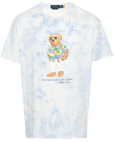 Polo Ralph Lauren T-Shirt mit Polo Bear-Motiv - Weiß