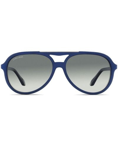 Longines Pilot-frame Sunglasses - Blue