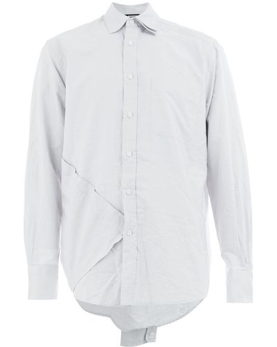 Moohong Double Collar Shirt - Grey