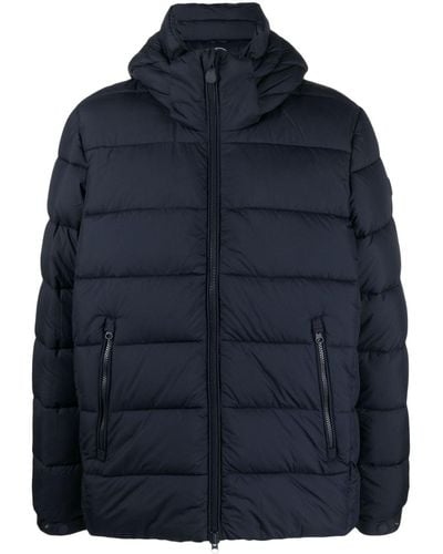 Save The Duck Zip-up Padded Jacket - Blue