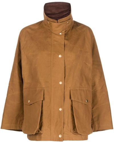 Mackintosh Blair Waxed-cotton Field Jacket - Brown