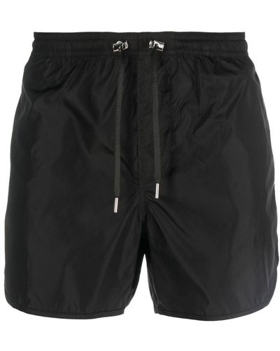 Neil Barrett Drawstring-waist Swim Shorts - Black