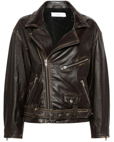 IRO Dylan Leather Jacket - Black