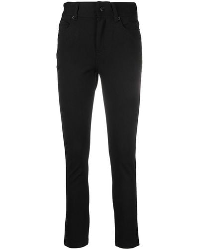DKNY Pantalones capri de talle alto - Negro