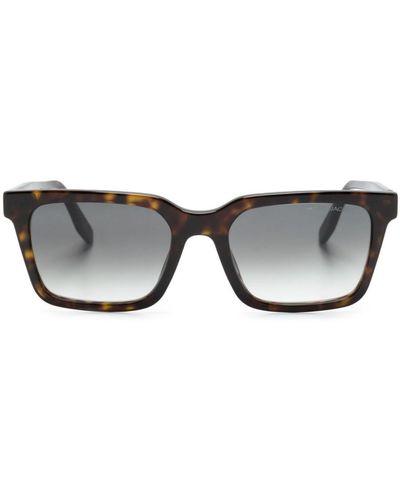 Marc Jacobs Eckige Sonnenbrille in Schildpattoptik - Grau