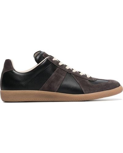 Maison Margiela Replica Low-top Leather Trainers - Brown