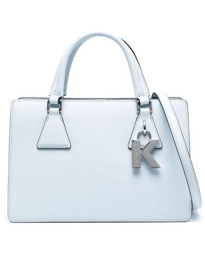 Karl Lagerfeld Medium K/lock Tote Bag - Blue
