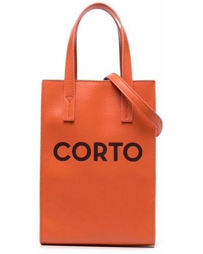 Corto Moltedo Shopper Met Logo - Oranje