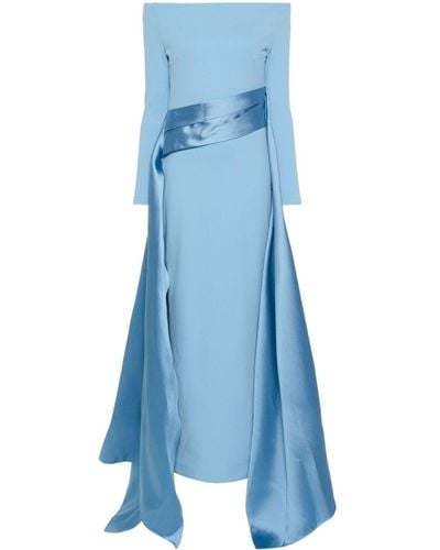 Solace London The Irma Maxi Dress - Blue