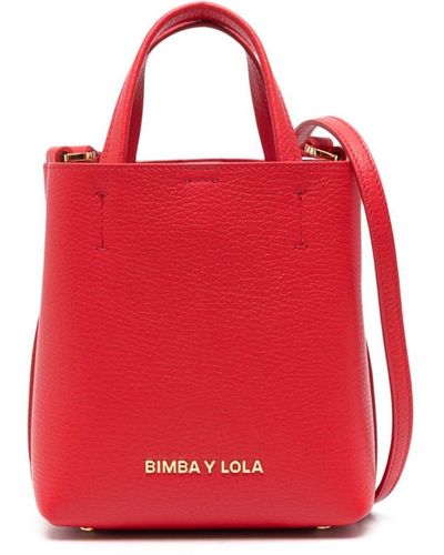 Bimba Y Lola Chihuahua Leather Mini Bag - Red