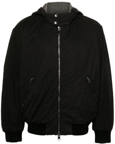 DIESEL Alain Oval-d Hooded Jacket - Black