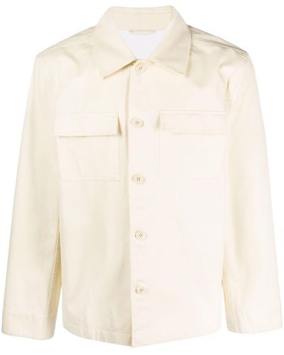 Filippa K Button-up Shirt Jacket - Natural