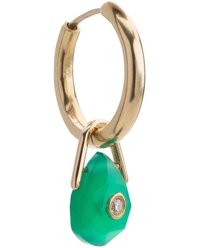 Pascale Monvoisin 9kt Yellow Gold Orso Green Onyx Earring