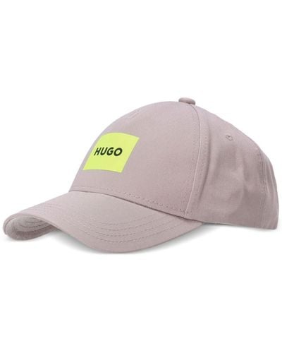 HUGO Pet Met Logoprint - Roze