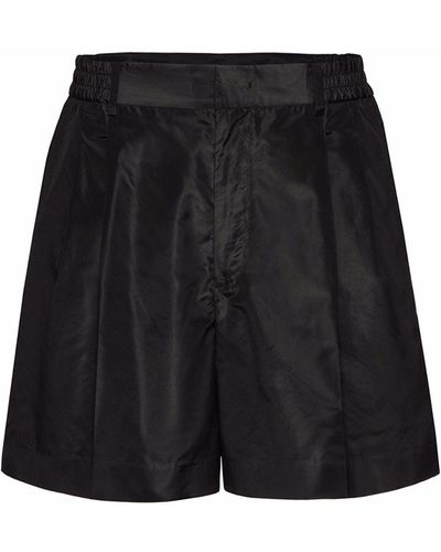 Valentino Garavani Pressed-crease Tailored Shorts - Black
