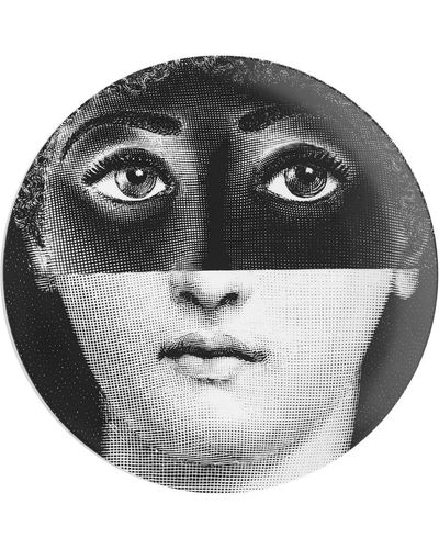 Fornasetti Piatto da parete Tema e Variazioni n.225 - Grigio