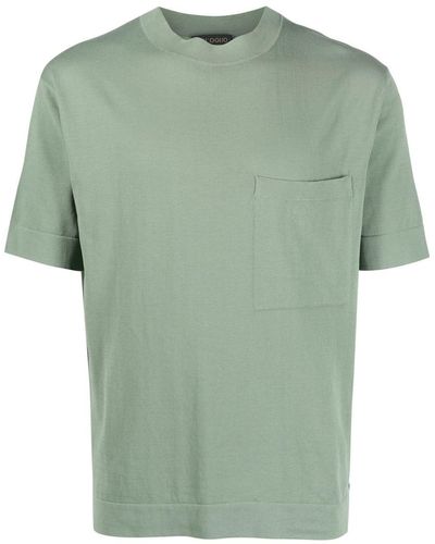Dell'Oglio Camiseta con cuello redondo - Verde